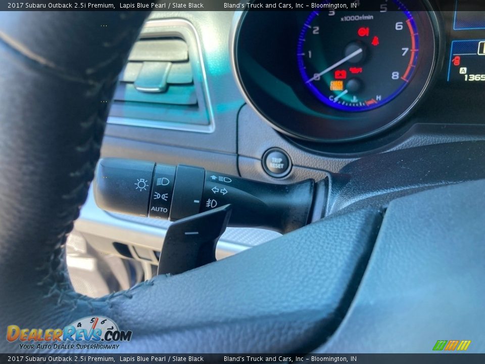 2017 Subaru Outback 2.5i Premium Lapis Blue Pearl / Slate Black Photo #16