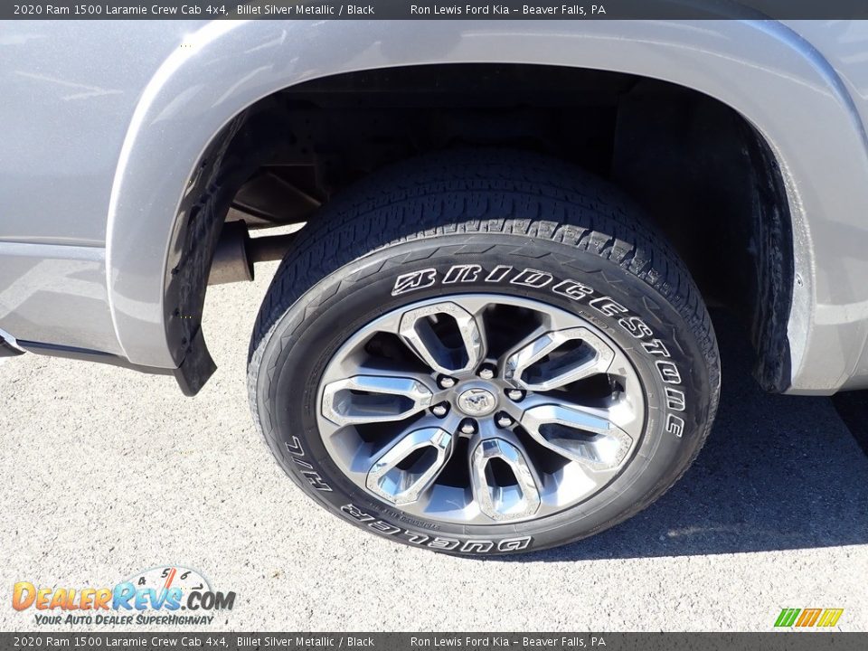 2020 Ram 1500 Laramie Crew Cab 4x4 Billet Silver Metallic / Black Photo #5