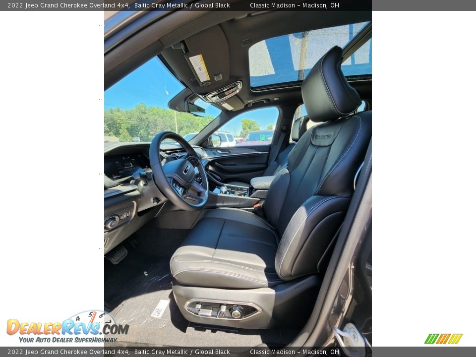 2022 Jeep Grand Cherokee Overland 4x4 Baltic Gray Metallic / Global Black Photo #2