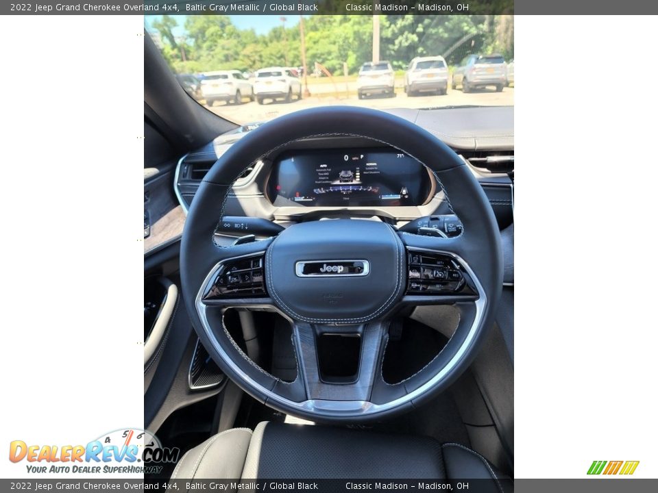 2022 Jeep Grand Cherokee Overland 4x4 Baltic Gray Metallic / Global Black Photo #5