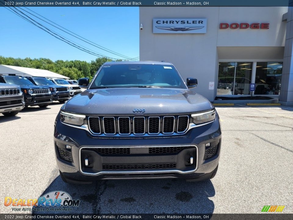 2022 Jeep Grand Cherokee Overland 4x4 Baltic Gray Metallic / Global Black Photo #7