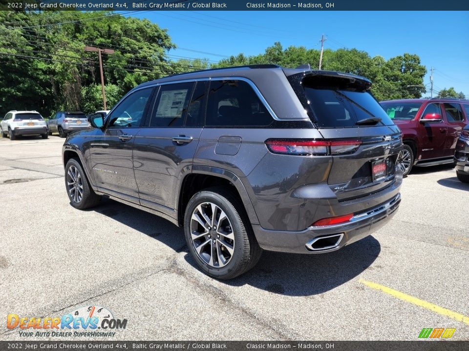 2022 Jeep Grand Cherokee Overland 4x4 Baltic Gray Metallic / Global Black Photo #9