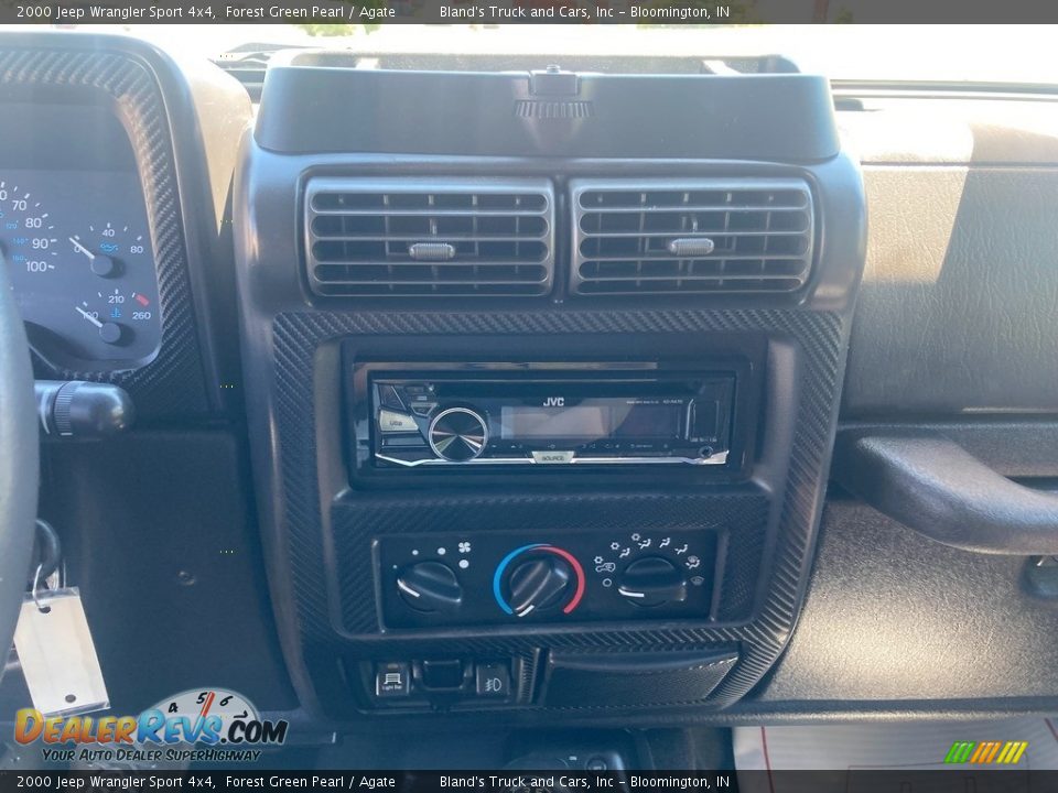 2000 Jeep Wrangler Sport 4x4 Forest Green Pearl / Agate Photo #21