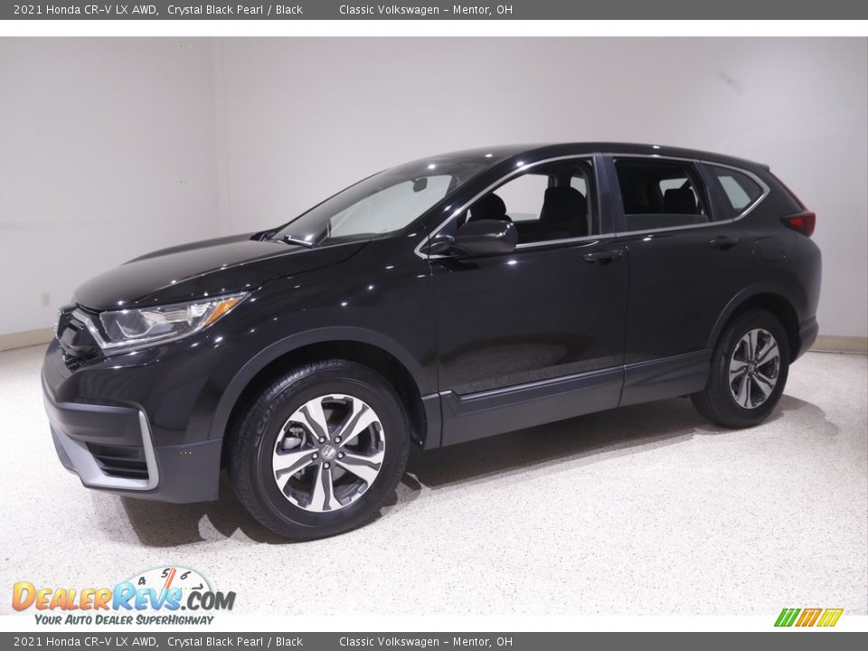 2021 Honda CR-V LX AWD Crystal Black Pearl / Black Photo #3