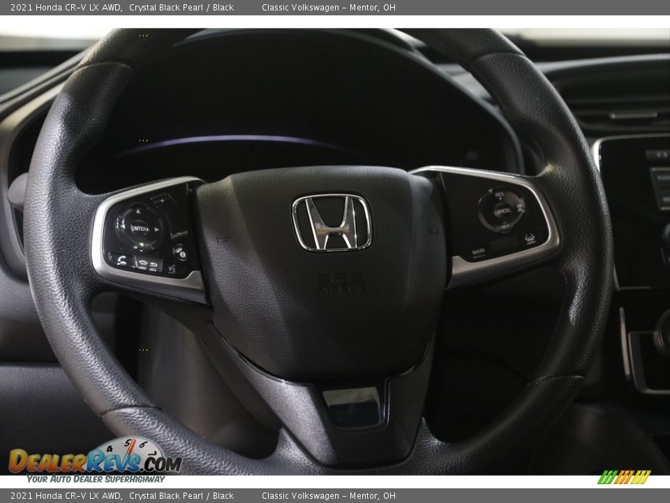 2021 Honda CR-V LX AWD Crystal Black Pearl / Black Photo #7