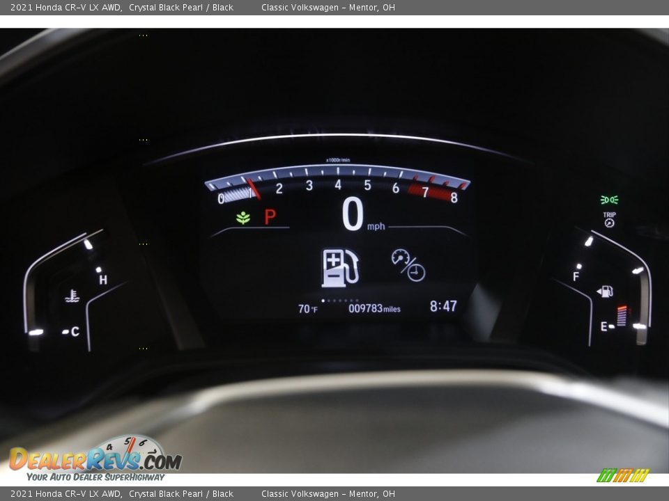 2021 Honda CR-V LX AWD Crystal Black Pearl / Black Photo #8
