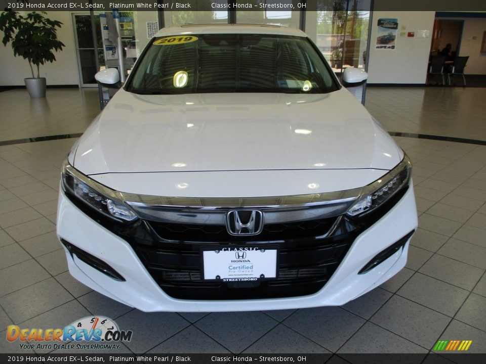 2019 Honda Accord EX-L Sedan Platinum White Pearl / Black Photo #2