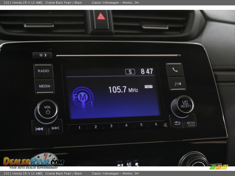 2021 Honda CR-V LX AWD Crystal Black Pearl / Black Photo #10
