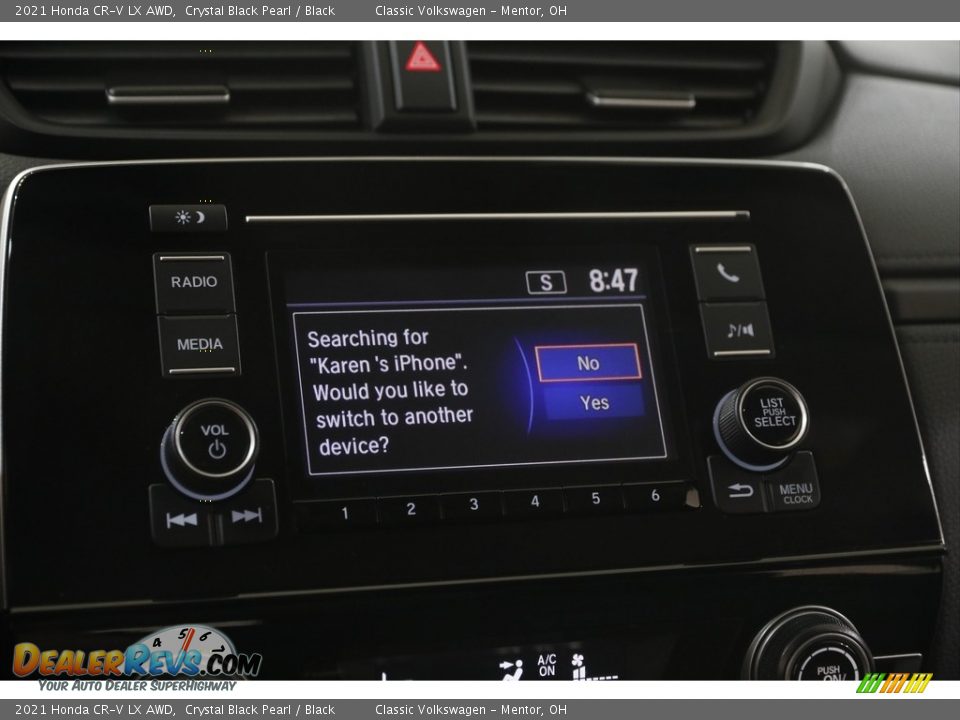2021 Honda CR-V LX AWD Crystal Black Pearl / Black Photo #11