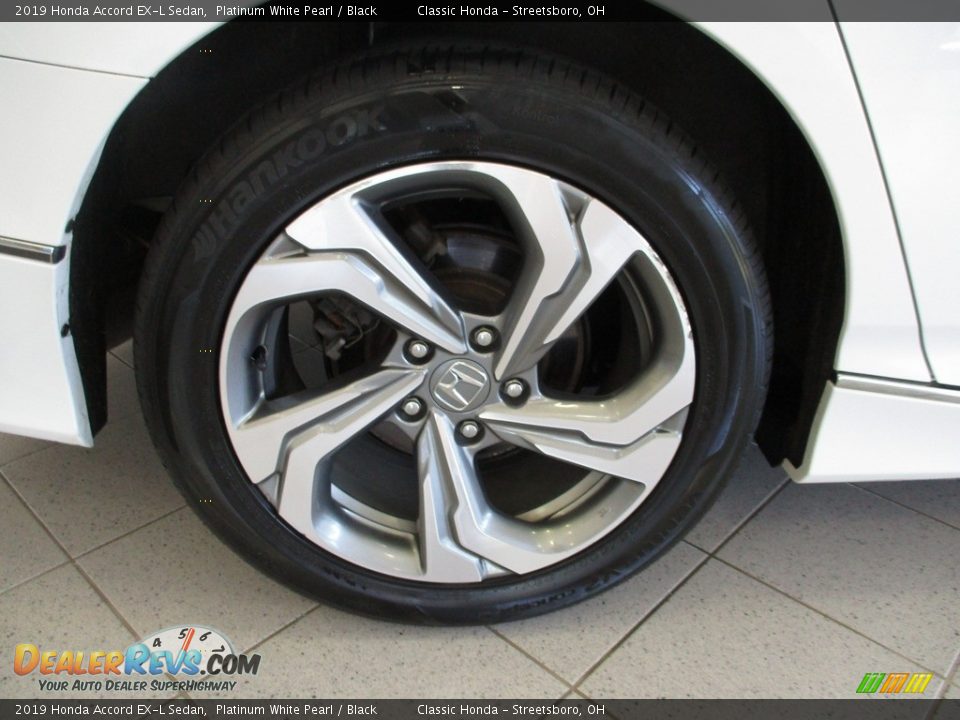 2019 Honda Accord EX-L Sedan Platinum White Pearl / Black Photo #6