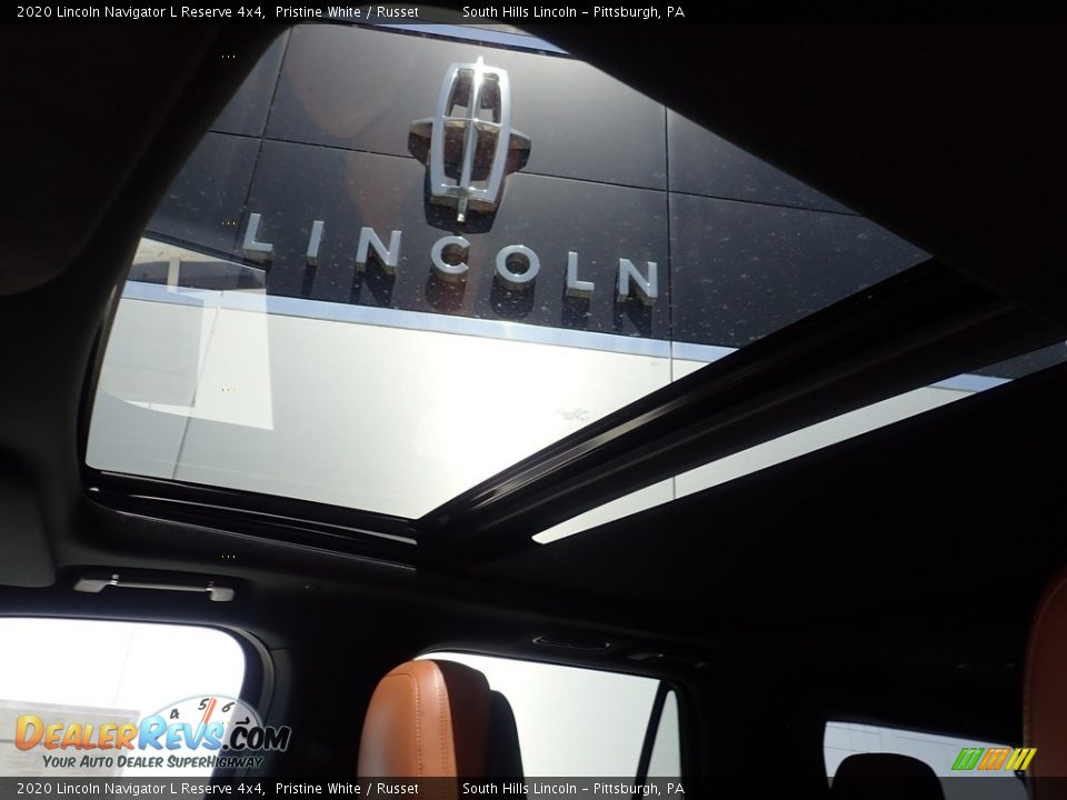 2020 Lincoln Navigator L Reserve 4x4 Pristine White / Russet Photo #19