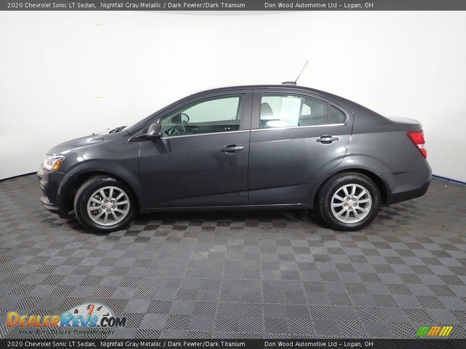 2020 Chevrolet Sonic LT Sedan Nightfall Gray Metallic / Dark Pewter/Dark Titanium Photo #7
