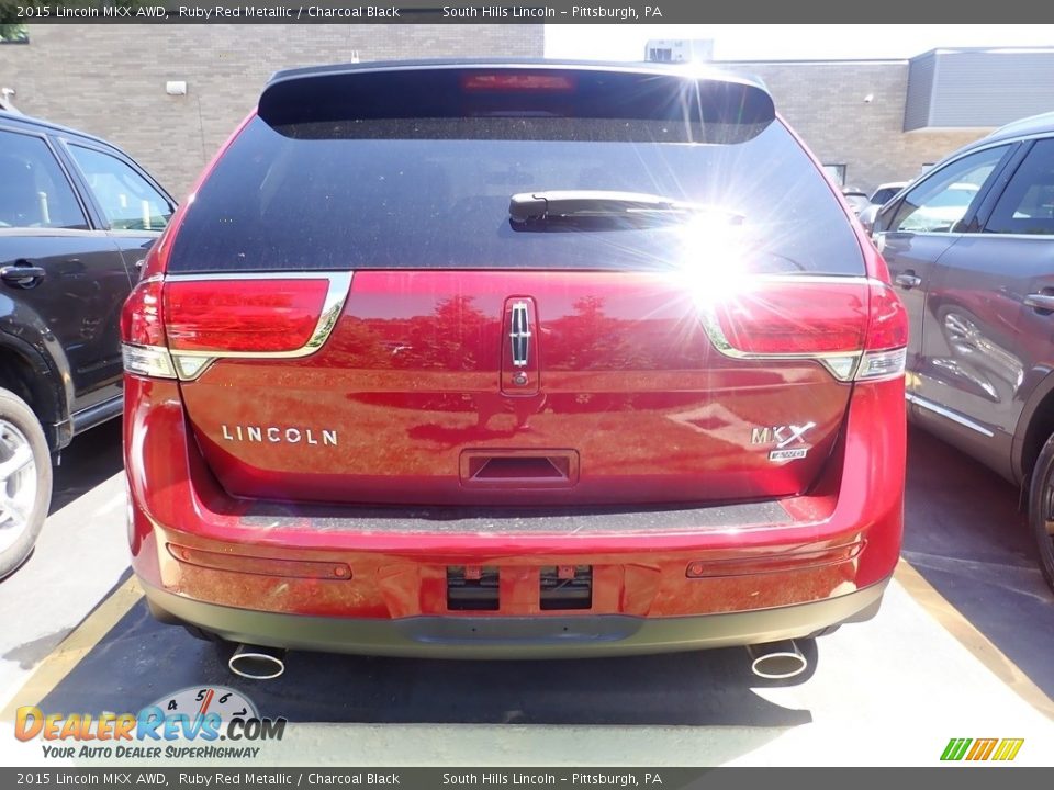 2015 Lincoln MKX AWD Ruby Red Metallic / Charcoal Black Photo #3