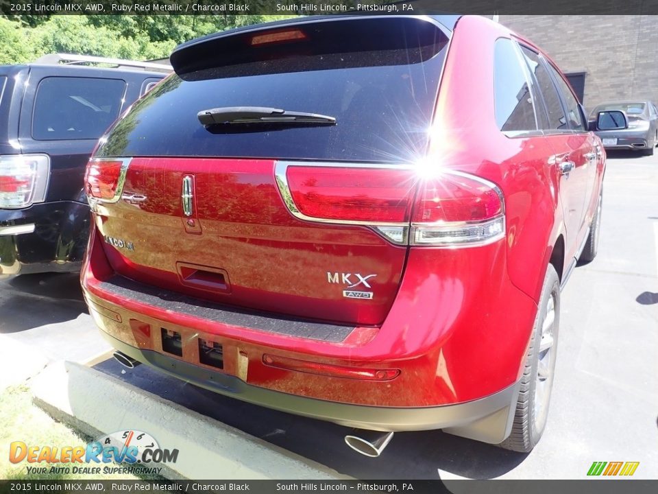 2015 Lincoln MKX AWD Ruby Red Metallic / Charcoal Black Photo #4
