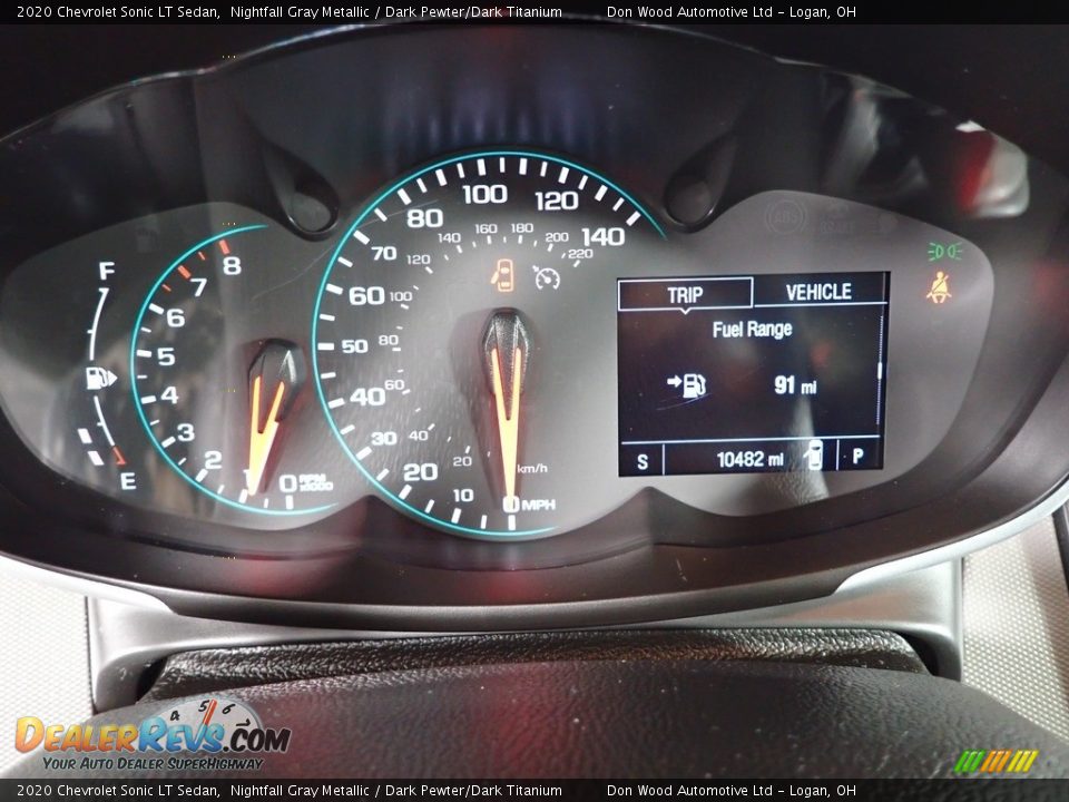 2020 Chevrolet Sonic LT Sedan Nightfall Gray Metallic / Dark Pewter/Dark Titanium Photo #20