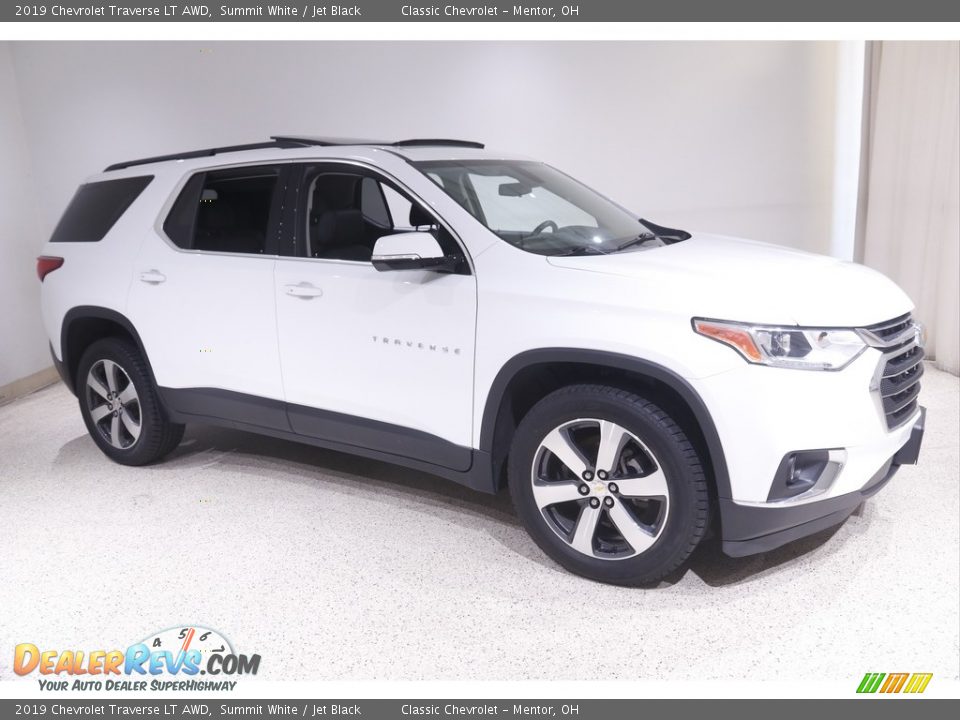 2019 Chevrolet Traverse LT AWD Summit White / Jet Black Photo #1