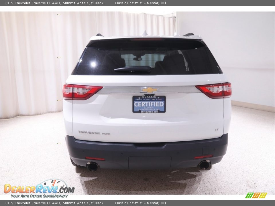 2019 Chevrolet Traverse LT AWD Summit White / Jet Black Photo #19