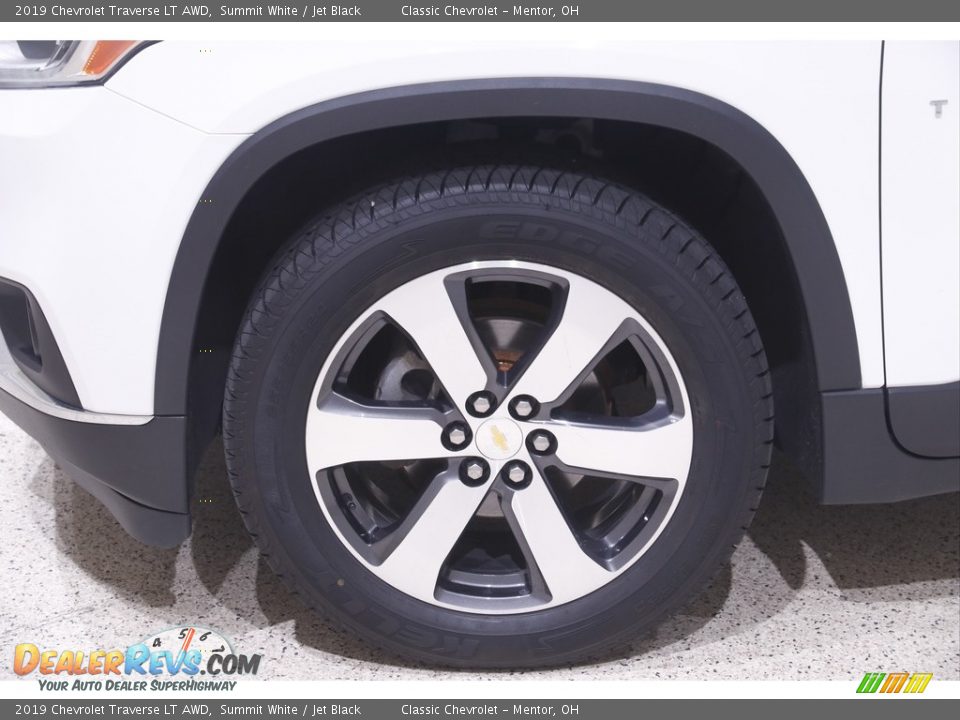 2019 Chevrolet Traverse LT AWD Summit White / Jet Black Photo #21