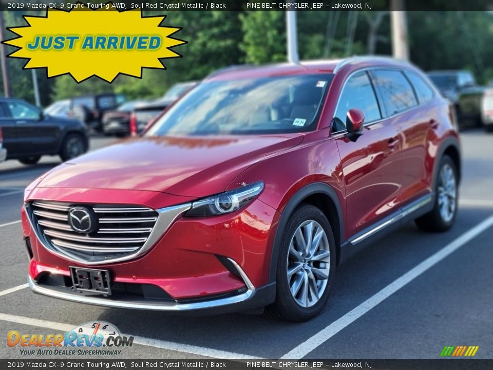 2019 Mazda CX-9 Grand Touring AWD Soul Red Crystal Metallic / Black Photo #1