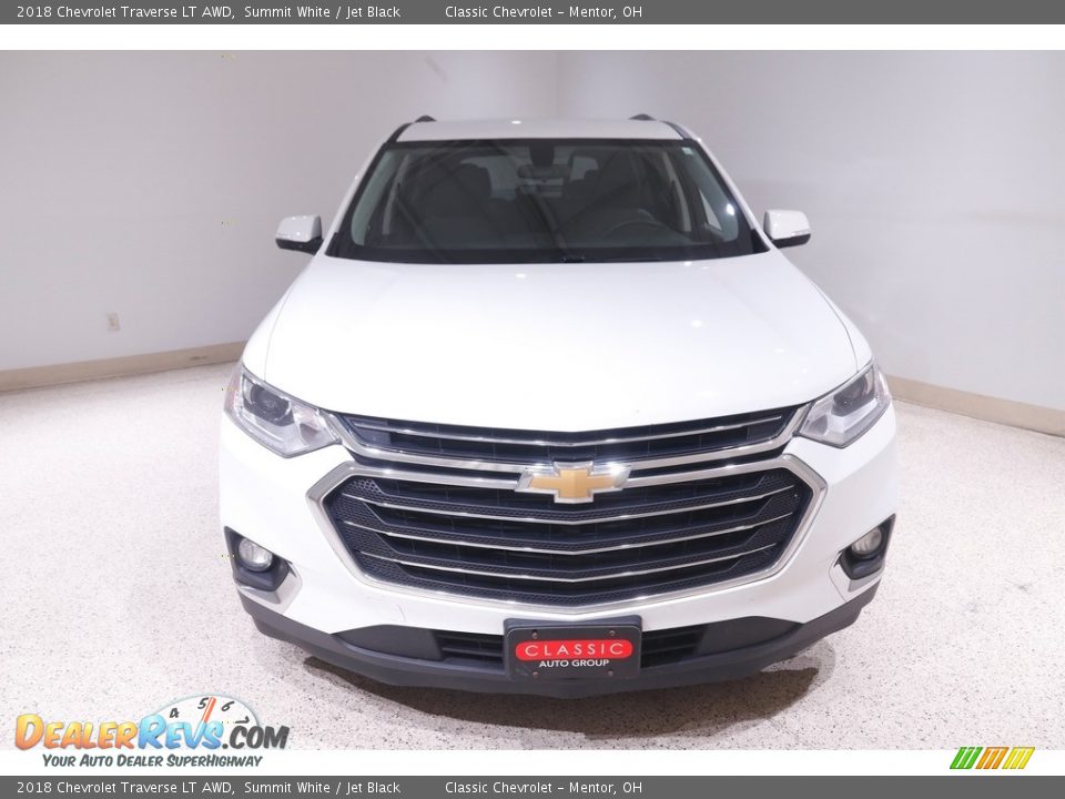 2018 Chevrolet Traverse LT AWD Summit White / Jet Black Photo #2