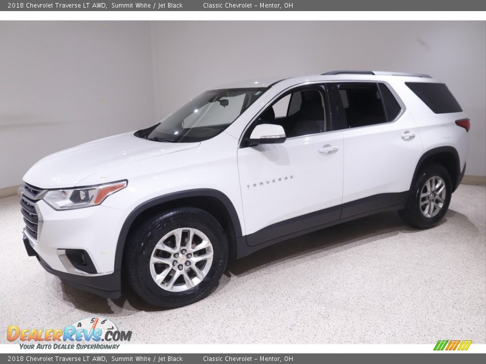 2018 Chevrolet Traverse LT AWD Summit White / Jet Black Photo #3