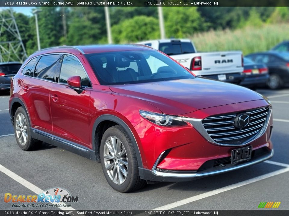 2019 Mazda CX-9 Grand Touring AWD Soul Red Crystal Metallic / Black Photo #3