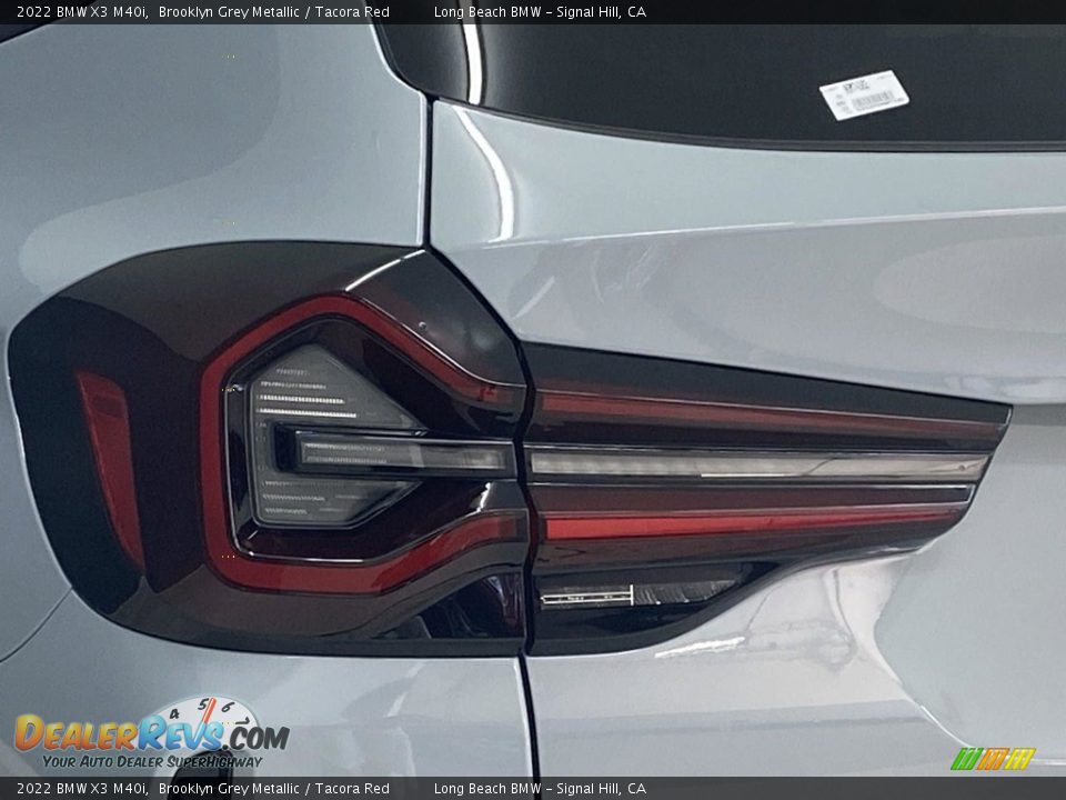 2022 BMW X3 M40i Brooklyn Grey Metallic / Tacora Red Photo #6