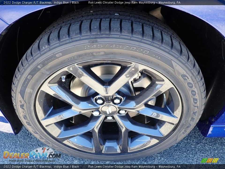 2022 Dodge Charger R/T Blacktop Indigo Blue / Black Photo #10
