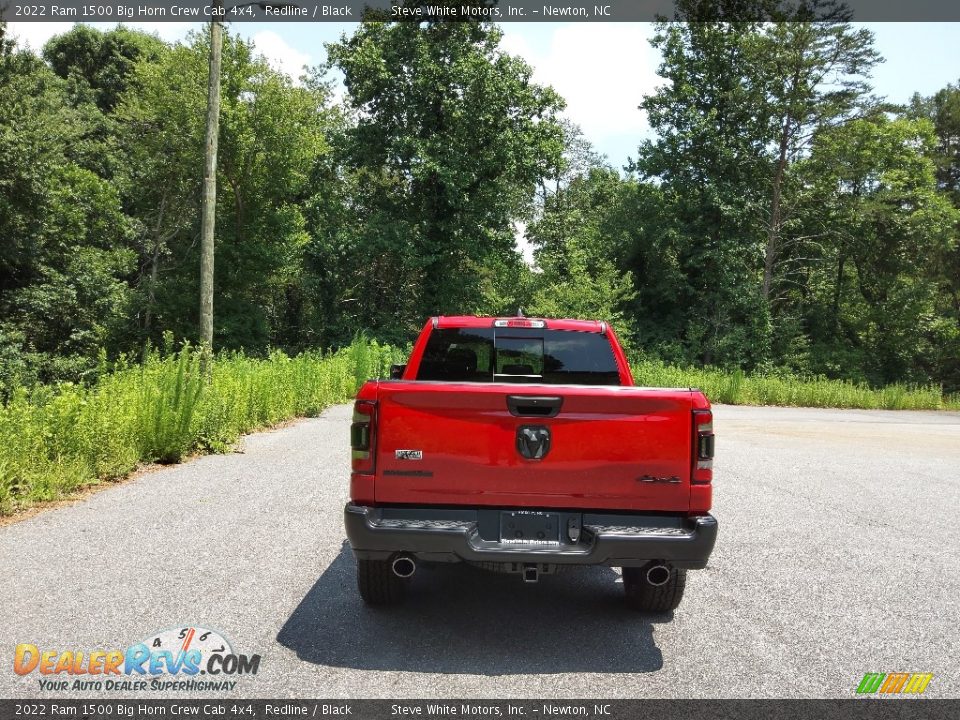 2022 Ram 1500 Big Horn Crew Cab 4x4 Redline / Black Photo #7