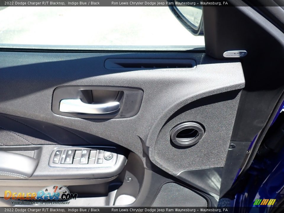 2022 Dodge Charger R/T Blacktop Indigo Blue / Black Photo #14
