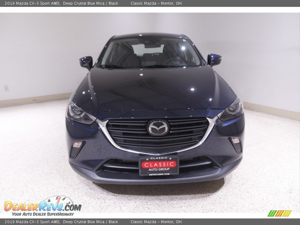 2019 Mazda CX-3 Sport AWD Deep Crystal Blue Mica / Black Photo #2