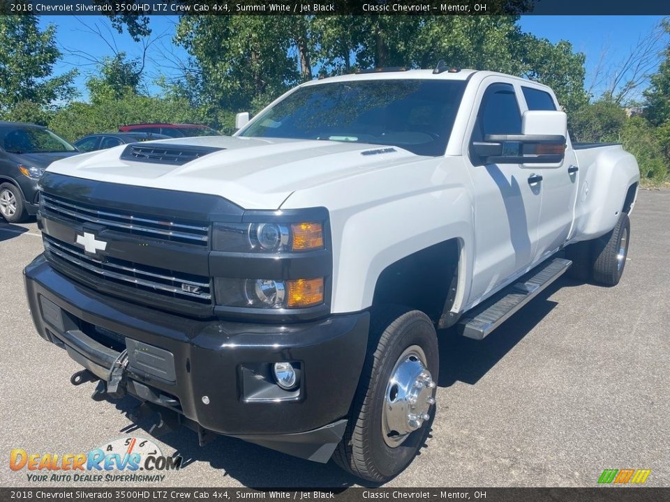 2018 Chevrolet Silverado 3500HD LTZ Crew Cab 4x4 Summit White / Jet Black Photo #1