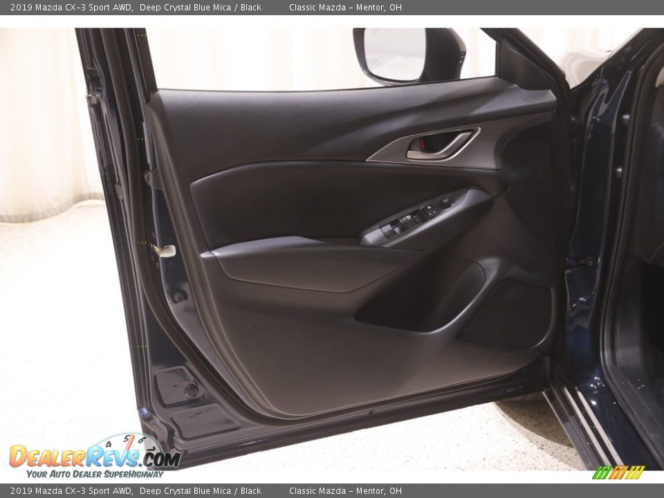2019 Mazda CX-3 Sport AWD Deep Crystal Blue Mica / Black Photo #4