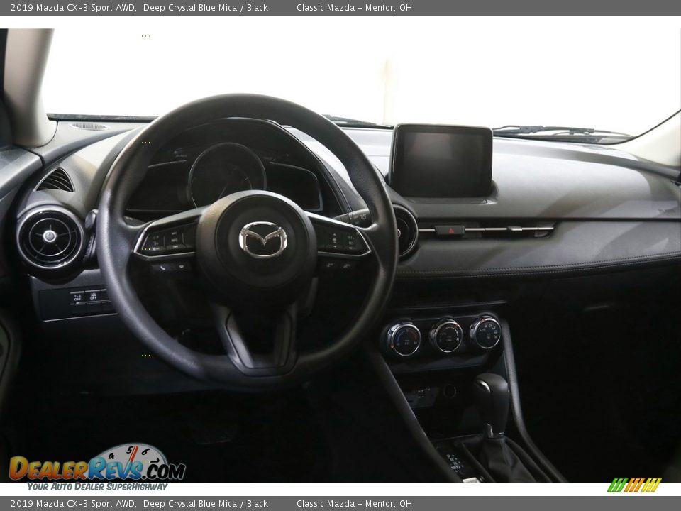 2019 Mazda CX-3 Sport AWD Deep Crystal Blue Mica / Black Photo #6