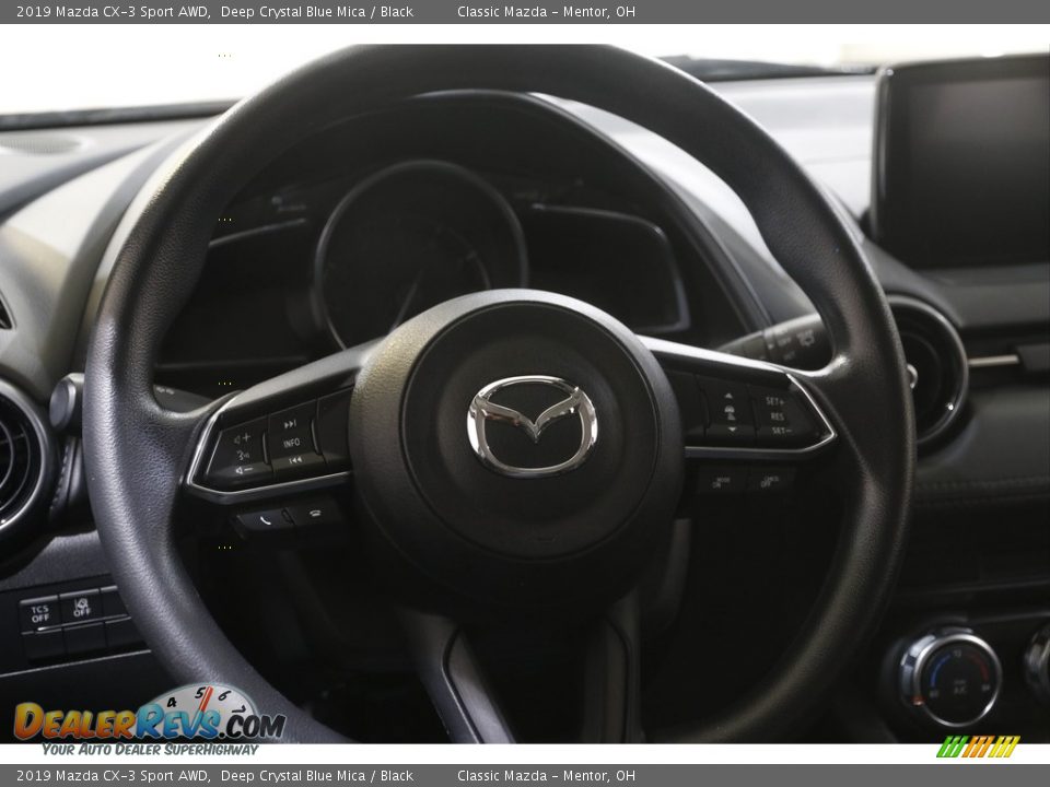 2019 Mazda CX-3 Sport AWD Deep Crystal Blue Mica / Black Photo #7