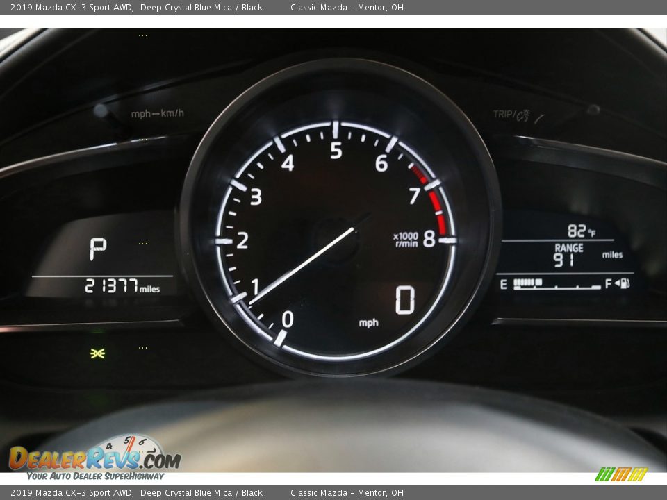 2019 Mazda CX-3 Sport AWD Deep Crystal Blue Mica / Black Photo #8