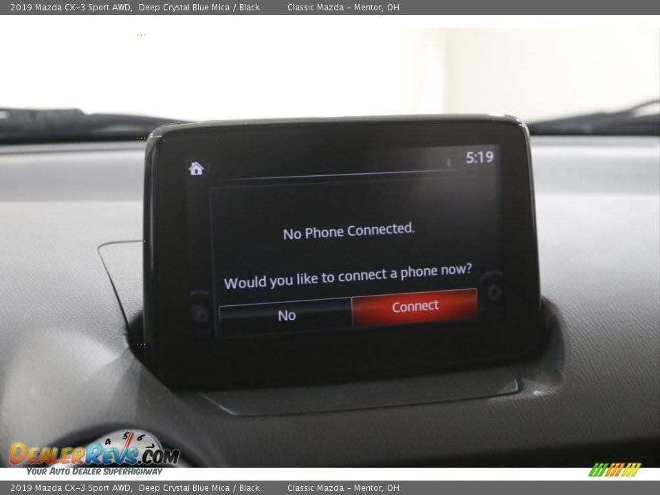 2019 Mazda CX-3 Sport AWD Deep Crystal Blue Mica / Black Photo #10