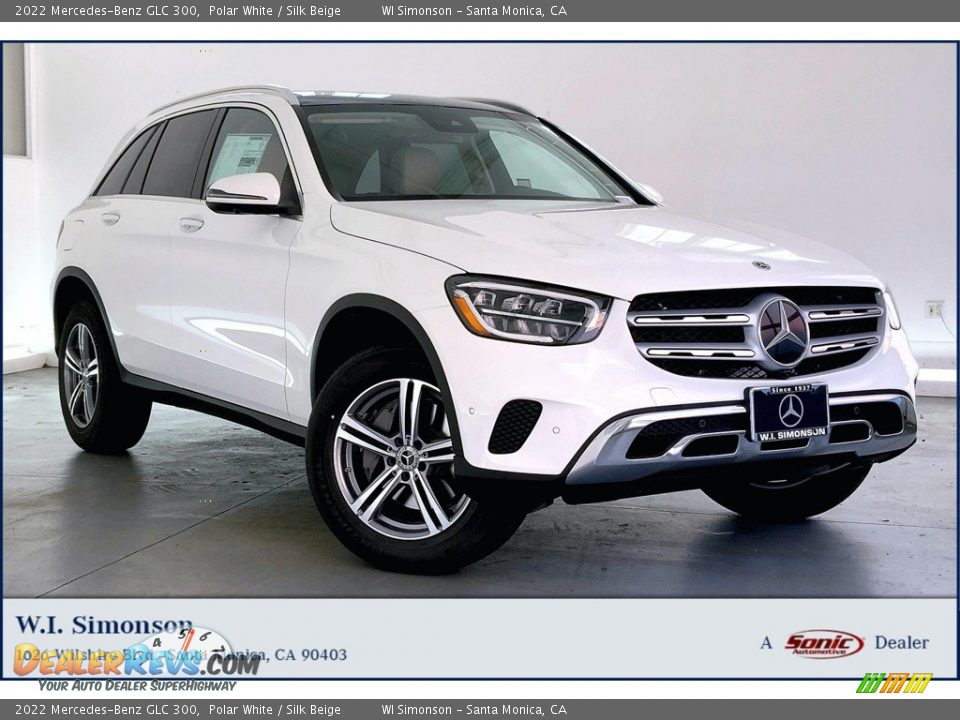 2022 Mercedes-Benz GLC 300 Polar White / Silk Beige Photo #1