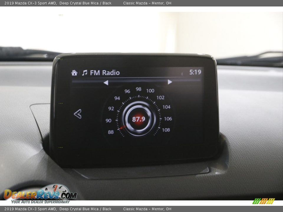 2019 Mazda CX-3 Sport AWD Deep Crystal Blue Mica / Black Photo #11