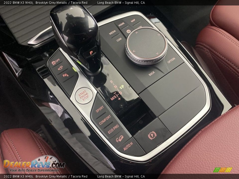 2022 BMW X3 M40i Brooklyn Grey Metallic / Tacora Red Photo #23