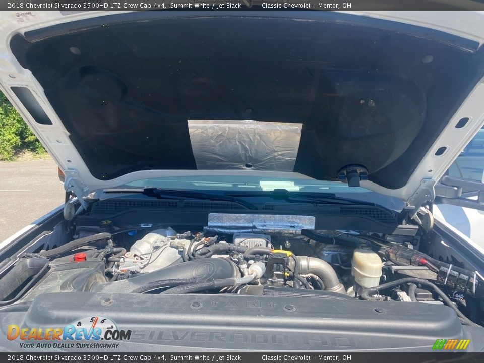 2018 Chevrolet Silverado 3500HD LTZ Crew Cab 4x4 Summit White / Jet Black Photo #10