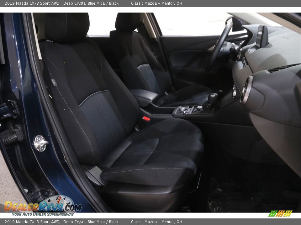 2019 Mazda CX-3 Sport AWD Deep Crystal Blue Mica / Black Photo #14