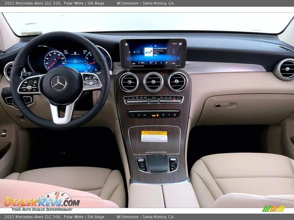 2022 Mercedes-Benz GLC 300 Polar White / Silk Beige Photo #6