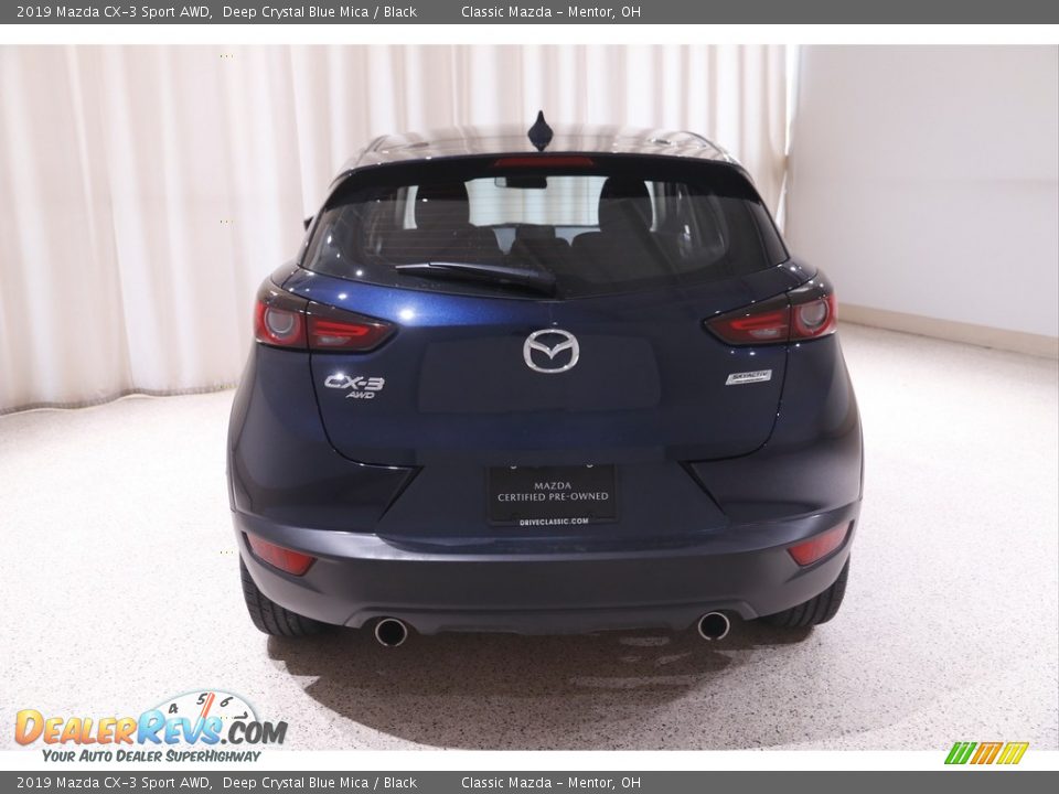 2019 Mazda CX-3 Sport AWD Deep Crystal Blue Mica / Black Photo #17