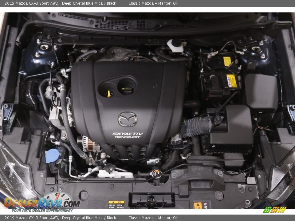 2019 Mazda CX-3 Sport AWD Deep Crystal Blue Mica / Black Photo #18