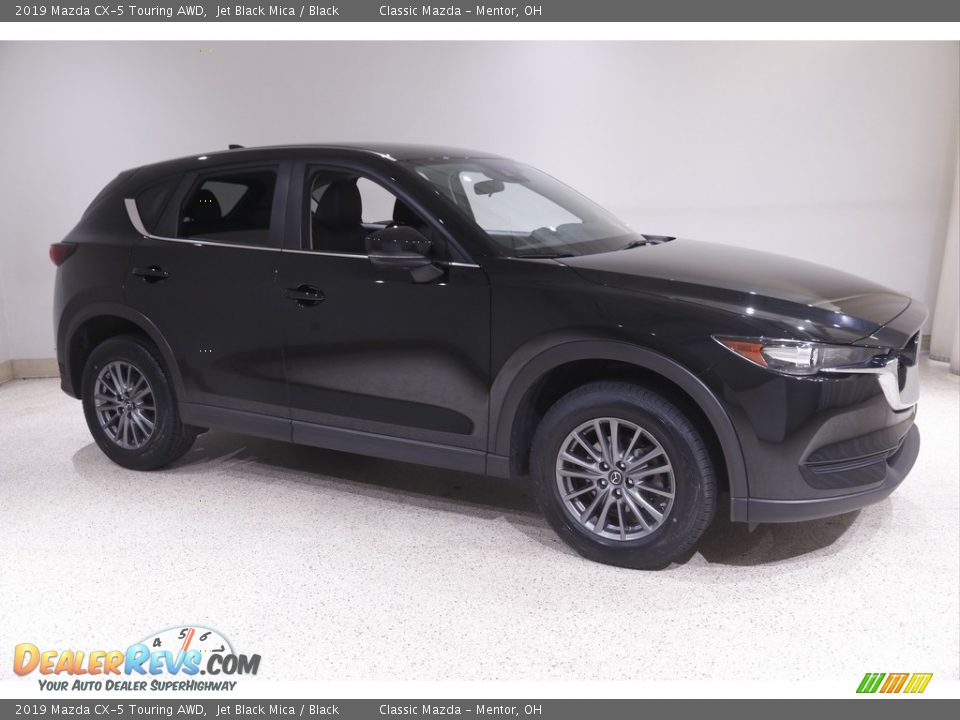 2019 Mazda CX-5 Touring AWD Jet Black Mica / Black Photo #1