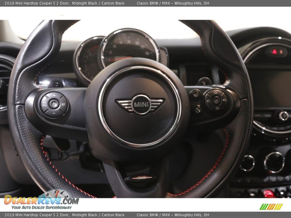 2019 Mini Hardtop Cooper S 2 Door Midnight Black / Carbon Black Photo #7