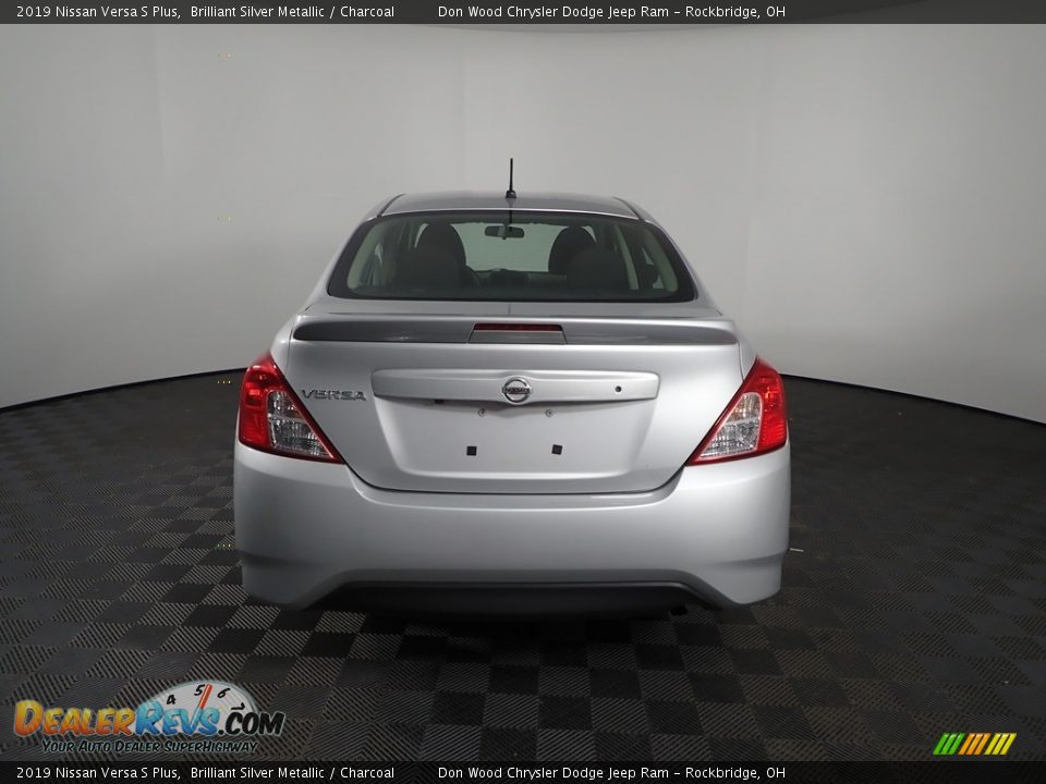 2019 Nissan Versa S Plus Brilliant Silver Metallic / Charcoal Photo #8