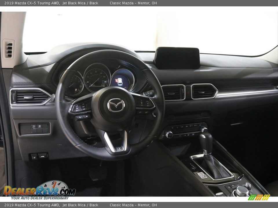 2019 Mazda CX-5 Touring AWD Jet Black Mica / Black Photo #6