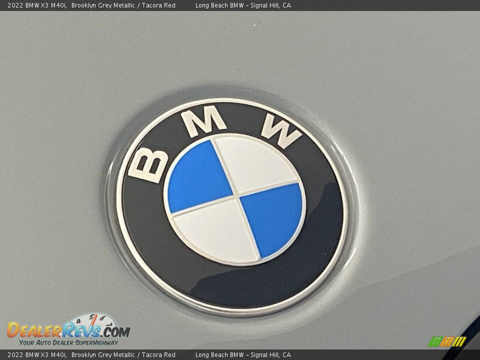 2022 BMW X3 M40i Brooklyn Grey Metallic / Tacora Red Photo #5
